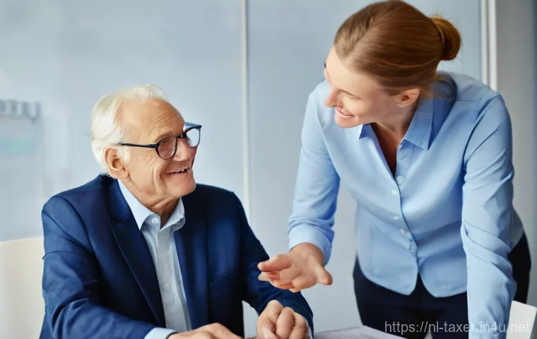 세무사와 의료비 공제 - **Prompt 2: The Art of Digital Document Management**
    A person in their early 30s, wearing a clea...