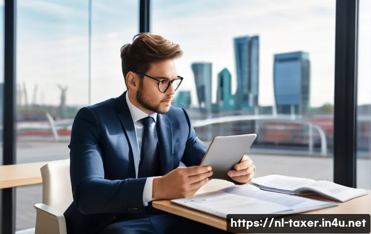 세무사 시험과목 선택 전략 - **Prompt: The Aspiring Tax Advisor's Strategic Start**
    A wide shot of a thoughtful young adult (...